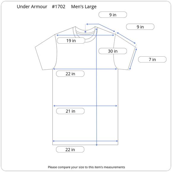 Under Armour Project Rock HeatGear Tee Men’s Large Loose Fit Gray Bull Logo Gym - Picture 11 of 11